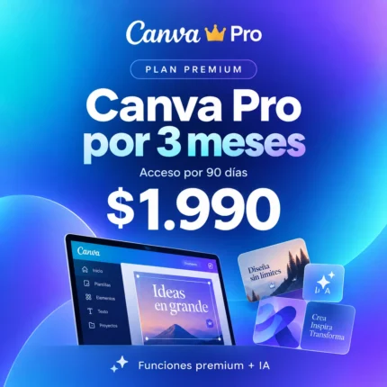 Canva Pro por 3 meses