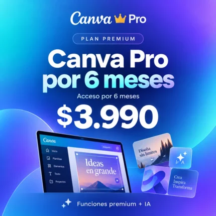 Canva Pro por 6 meses